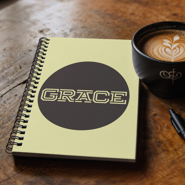 GRACE Spiral Notebook – Gift for Her - Gift for Him