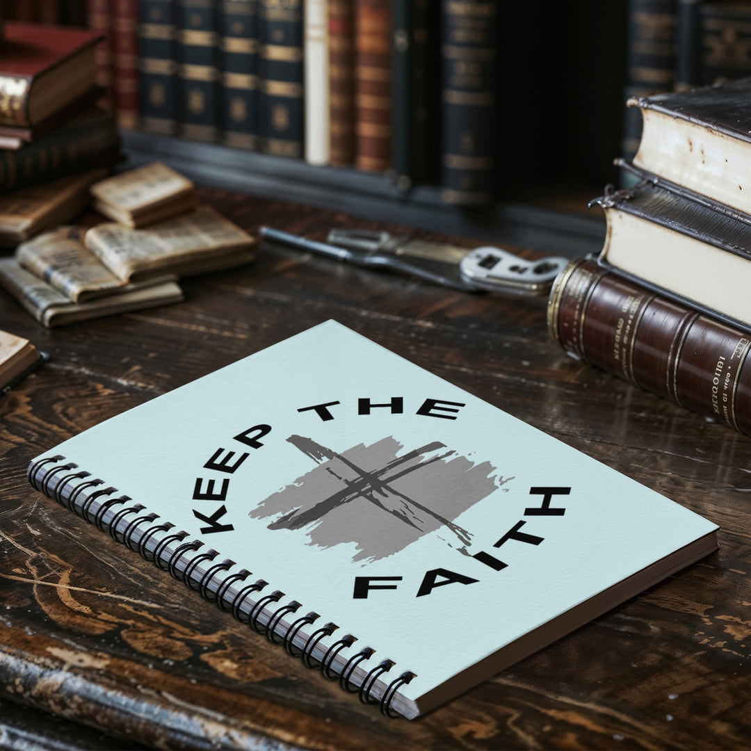 Keep The Faith Spiral Notebook – Gift for Her - Gift for Him