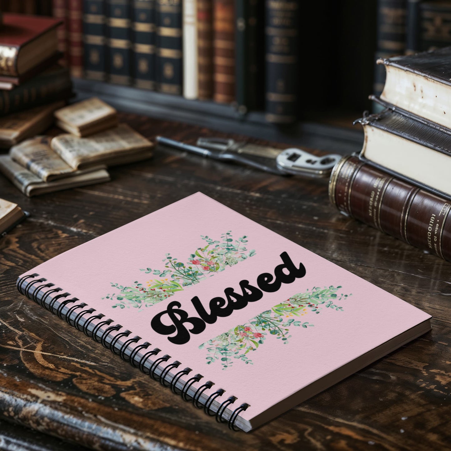 Blessed - Spiral Notebook - Gift for Her