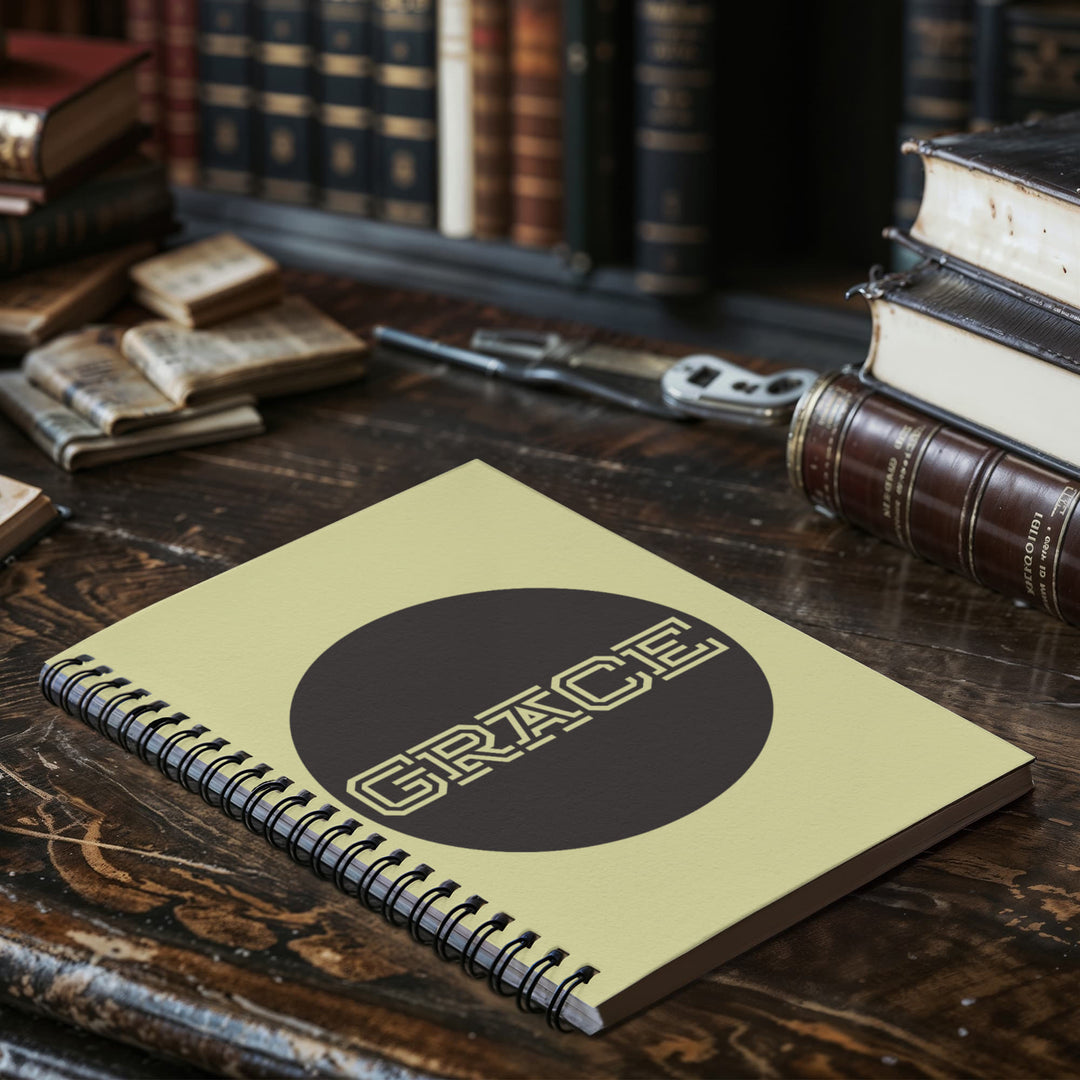 GRACE Spiral Notebook – Gift for Her - Gift for Him