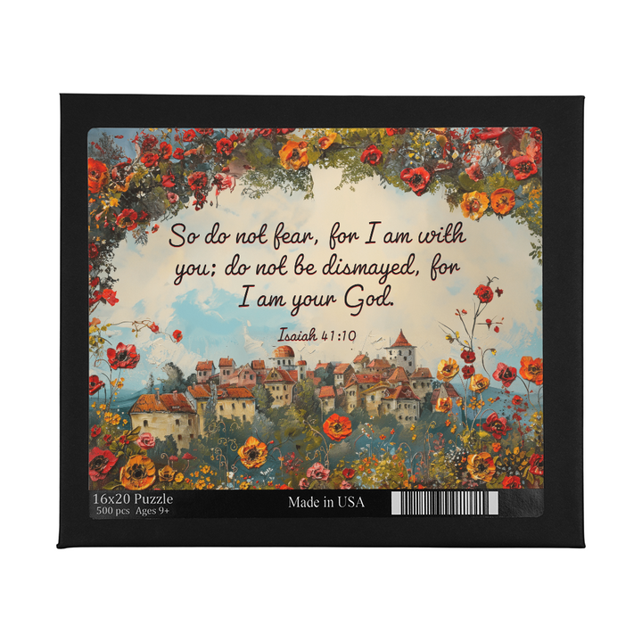 So Do Not Fear, For I Am With You Puzzle 16" x 20" – Gift for Her