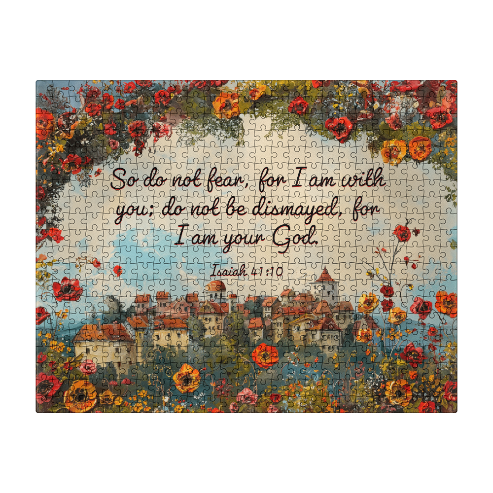 So Do Not Fear, For I Am With You Puzzle 16" x 20" – Gift for Her