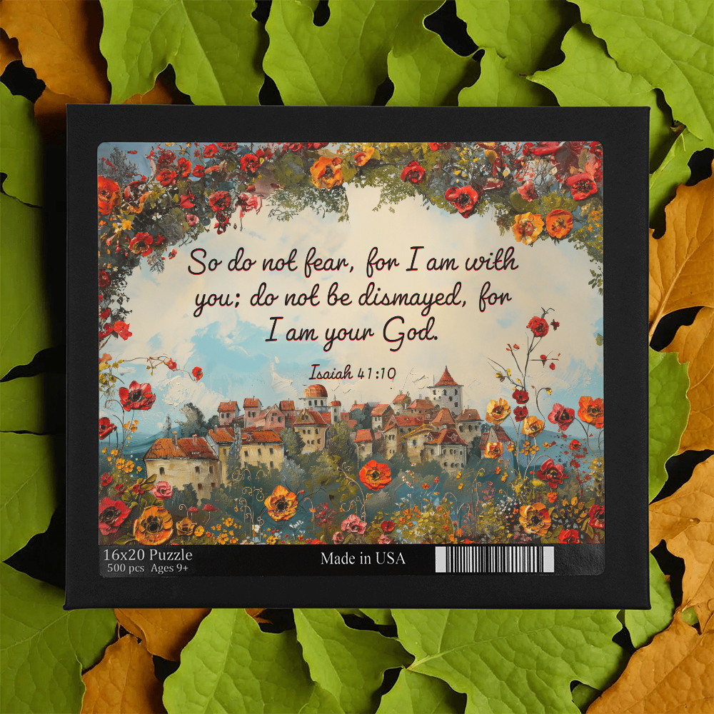 So Do Not Fear, For I Am With You Puzzle 16" x 20" – Gift for Her