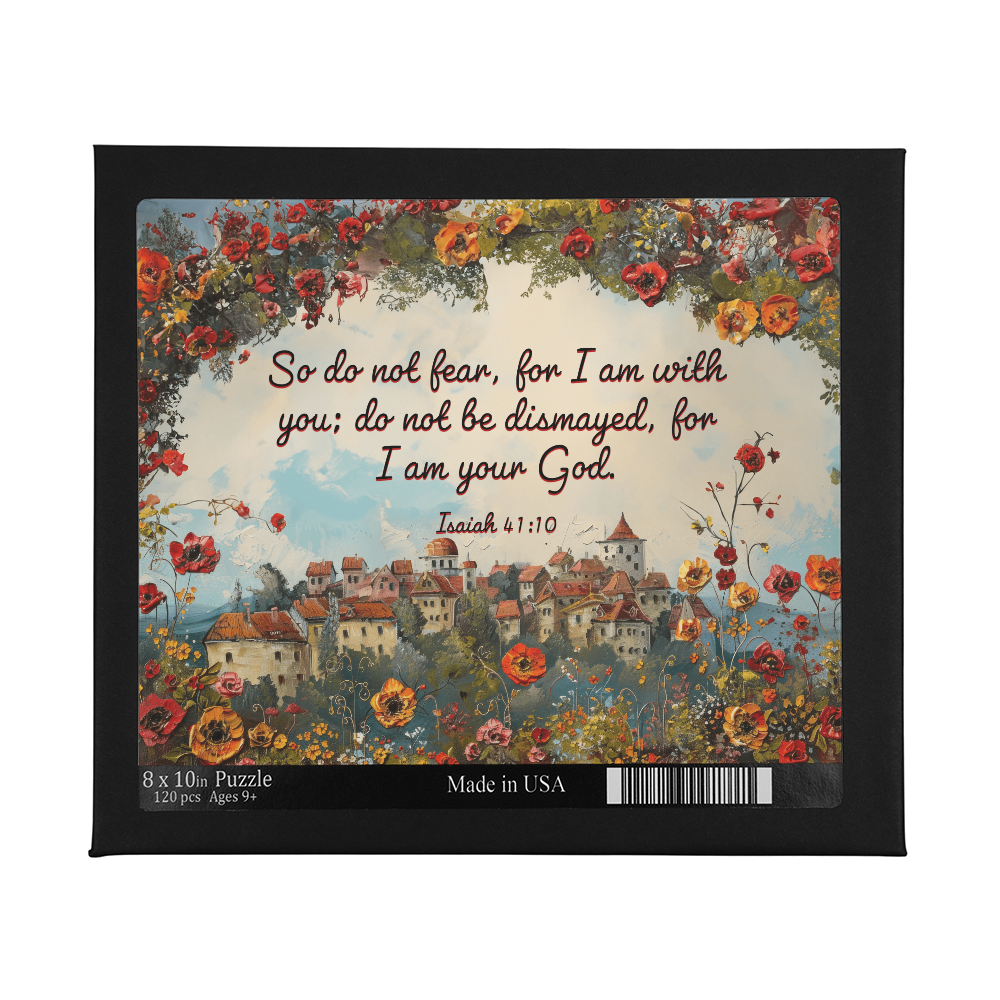 So Do Not Fear, For I Am With You - Puzzle 8" x 10" - Gift for Her