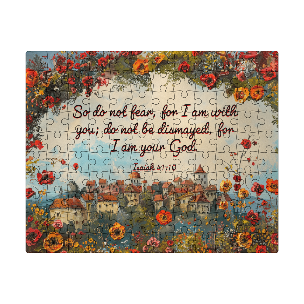 So Do Not Fear, For I Am With You Puzzle 8" x 10" – Gift for Her