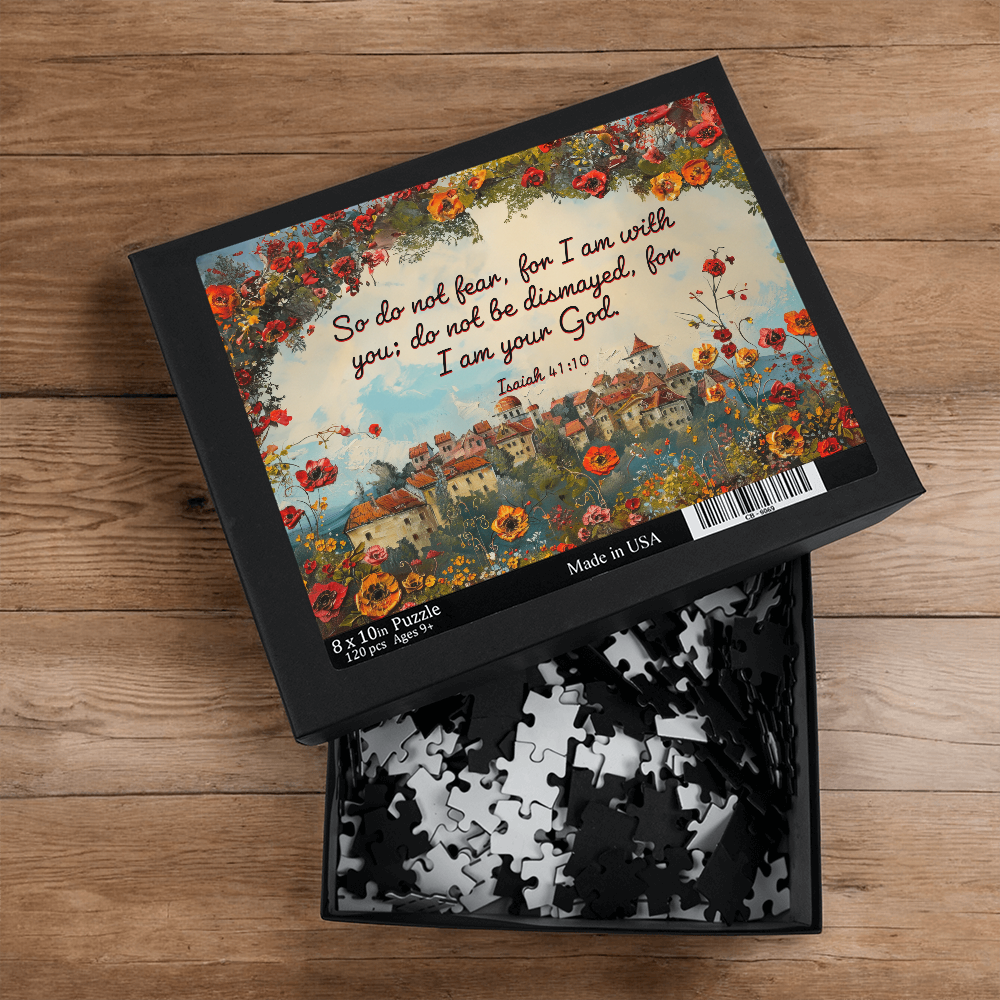 So Do Not Fear, For I Am With You - Puzzle 8" x 10" - Gift for Her