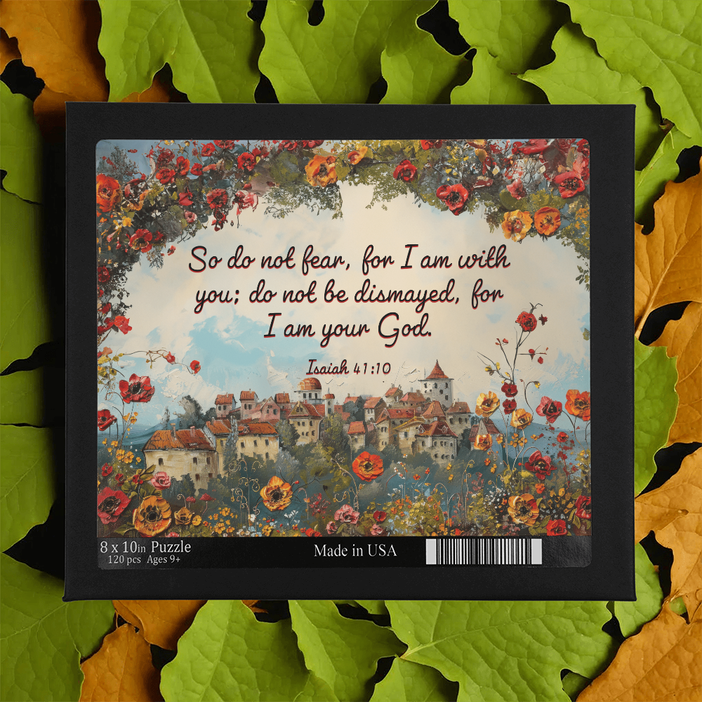 So Do Not Fear, For I Am With You - Puzzle 8" x 10" - Gift for Her