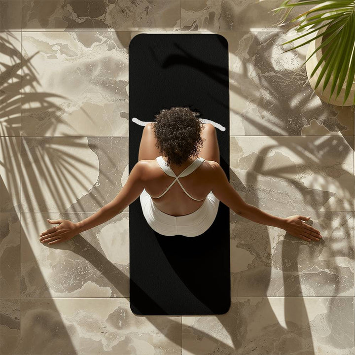 Faith (White) Yoga Mat – Gift for Her - Gift for Him