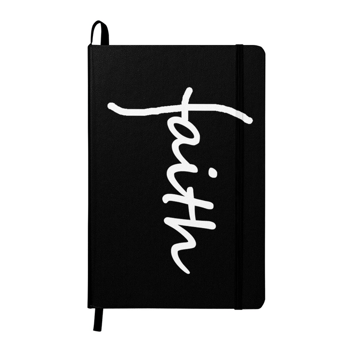 Faith (White) Colorful Cover Journal – Gift for Her - Gift for Him