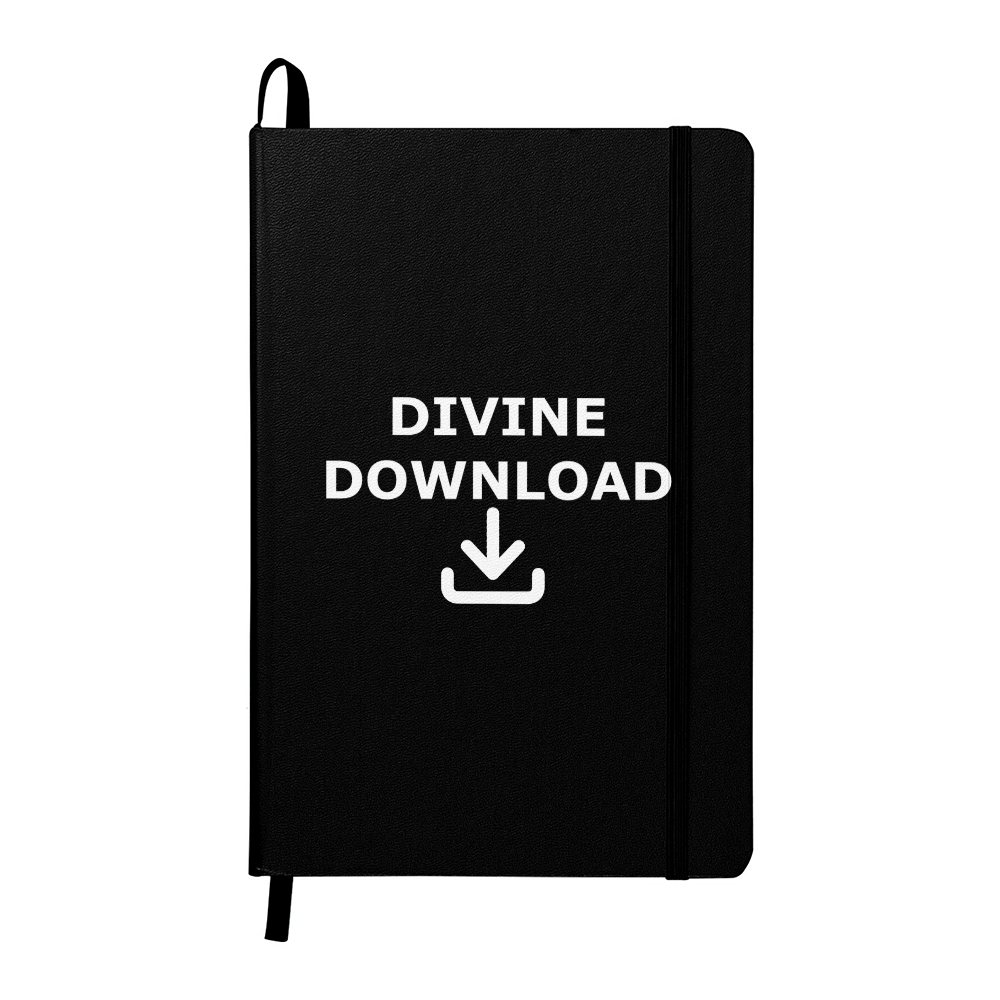Divine Download (White) - Ambassador Bound Journal - Gift for Her - Gift for Him