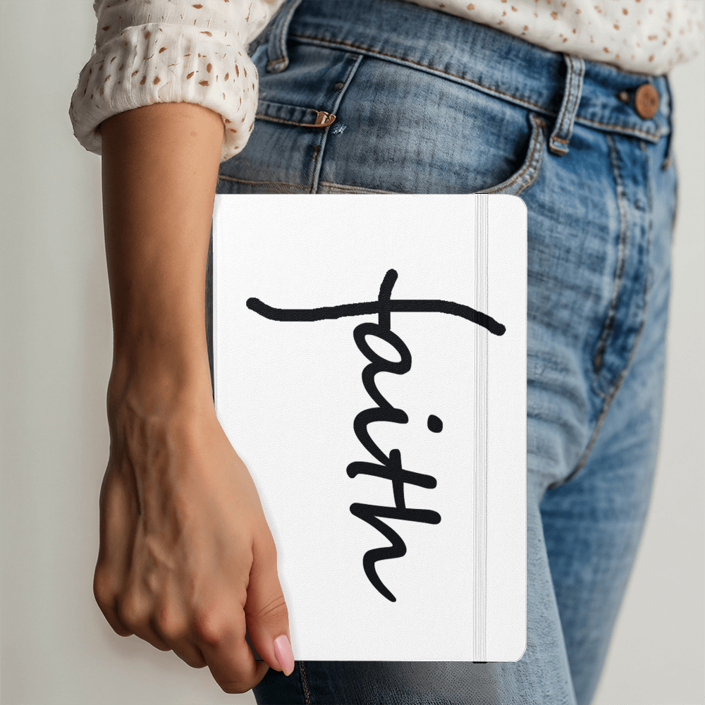 Faith (Black) - Ambassador Bound Journal - Gift for Her - Gift for Him