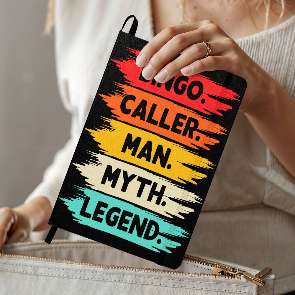 Bingo Caller Man Myth Legend - Ambassador Bound Journal - Gift for Him