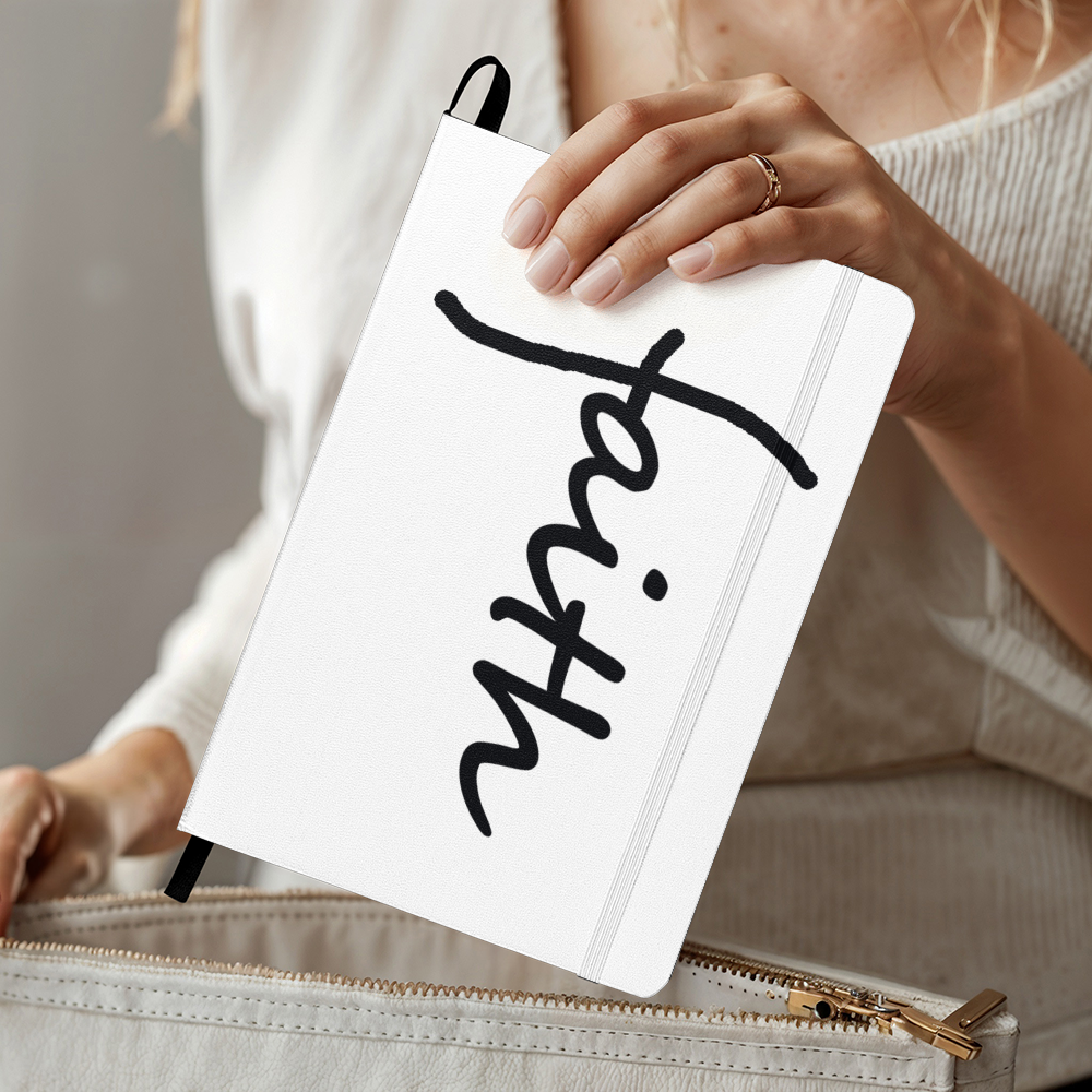 Faith (Black) - Ambassador Bound Journal - Gift for Her - Gift for Him