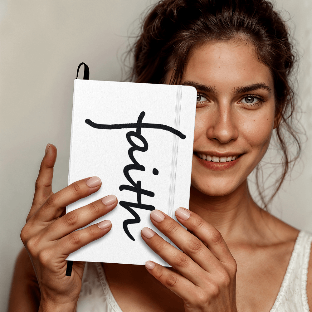 Faith (Black) - Ambassador Bound Journal - Gift for Her - Gift for Him