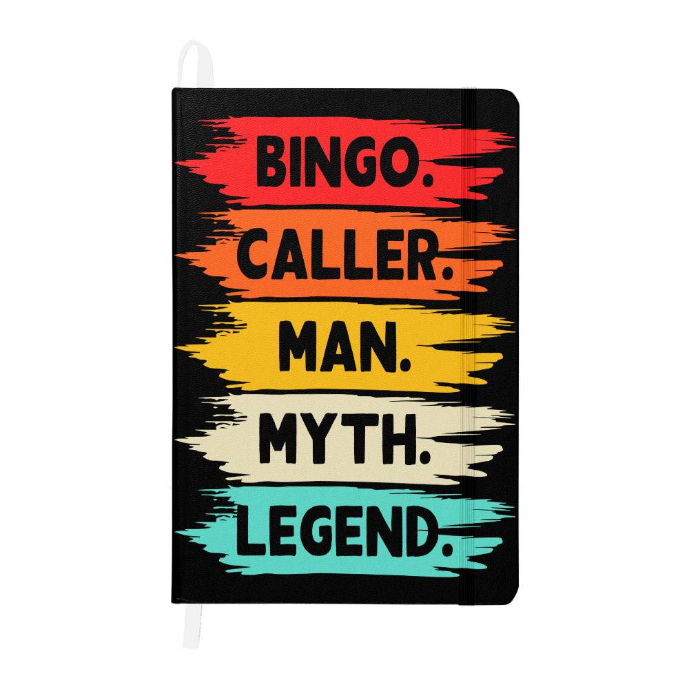 Bingo Caller Man Myth Legend - Ambassador Bound Journal - Gift for Him