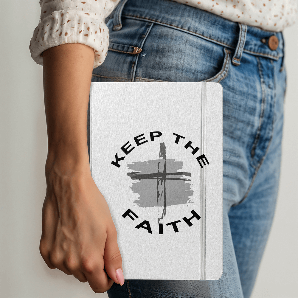 Keep The Faith Bound Journal – Gift for Her - Gift for Him