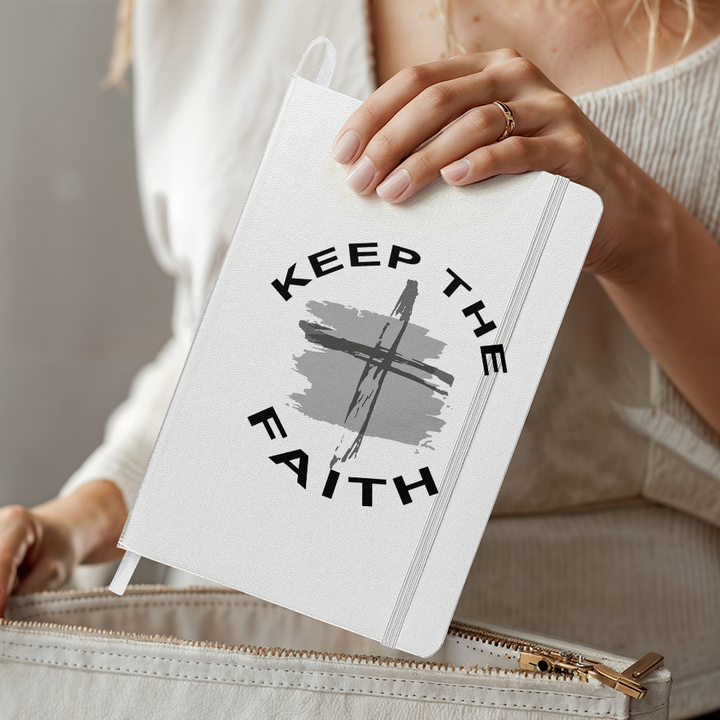 Keep The Faith Bound Journal – Gift for Her - Gift for Him