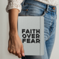 Faith Over Fear (Black) - Ambassador Bound Journal - Gift for Her - Gift for Him