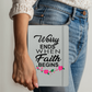Worry Ends When Faith Begins - Ambassador Bound Journal - Gift for Her