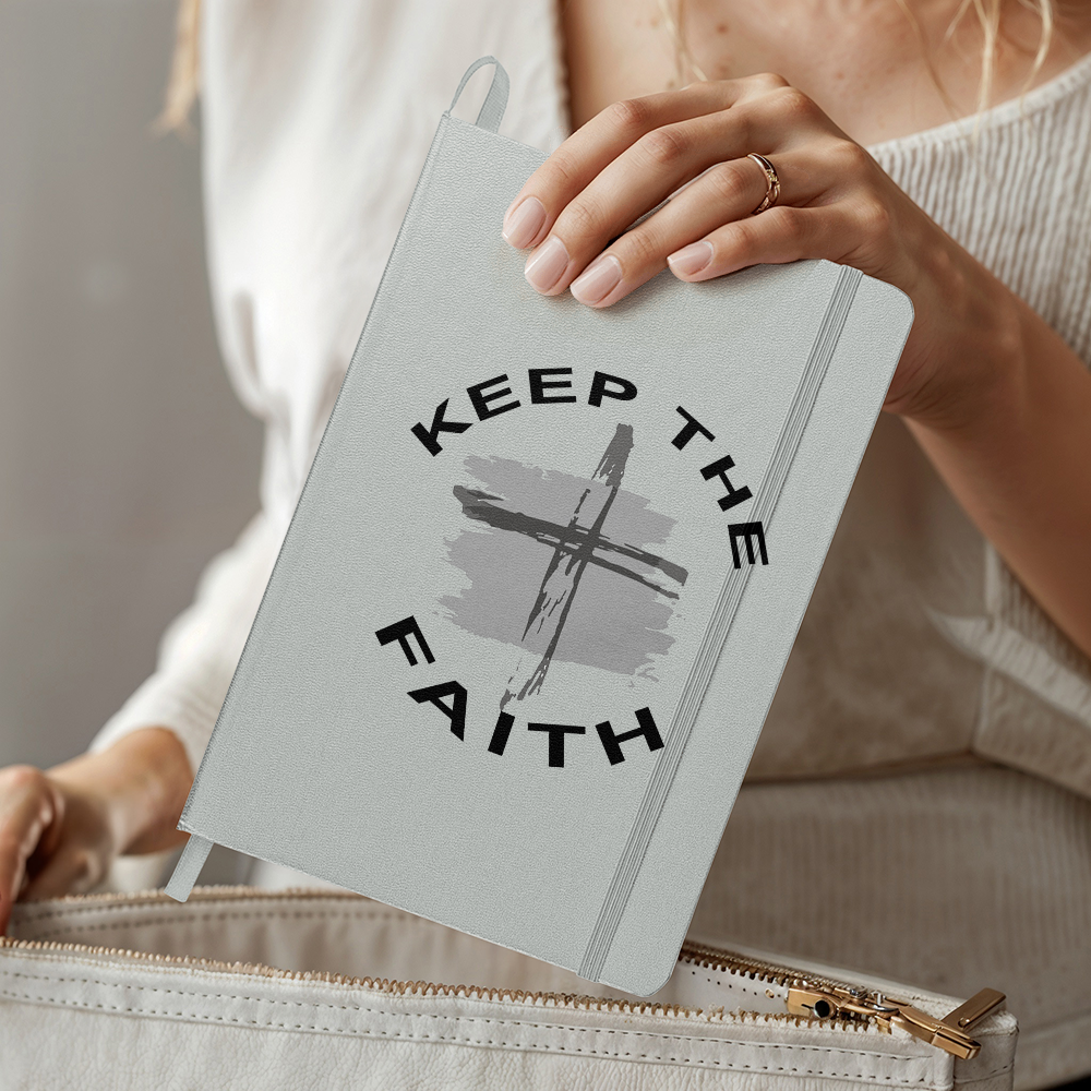 Keep The Faith Bound Journal – Gift for Her - Gift for Him