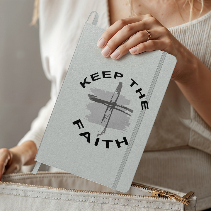 Keep The Faith Bound Journal – Gift for Her - Gift for Him