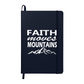 Faith Moves Mountains (White) - Ambassador Bound Journal - Gift for Her - Gift for Him