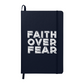 Faith Over Fear (White) - Ambassador Bound Journal - Gift for Her - Gift for Him