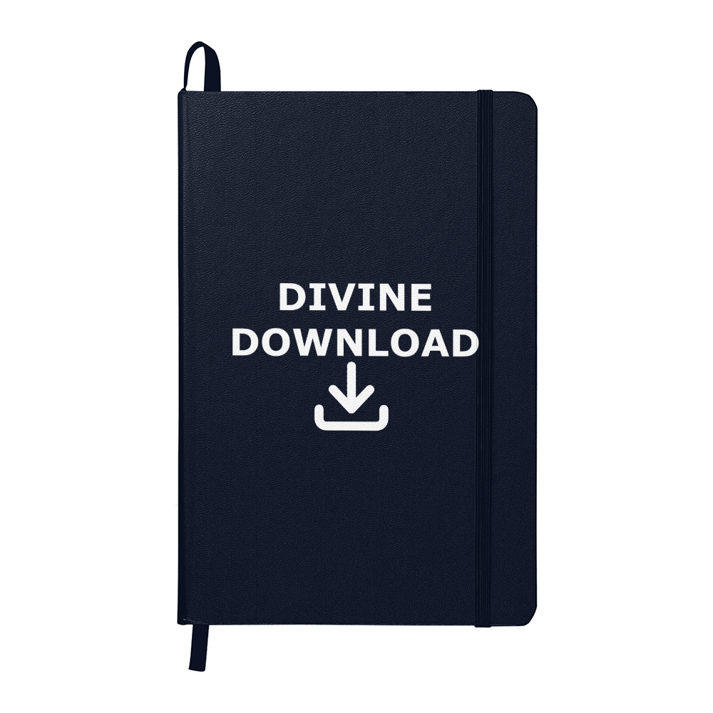Divine Download (White) - Ambassador Bound Journal - Gift for Her - Gift for Him