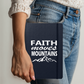 Faith Moves Mountains (White) - Ambassador Bound Journal - Gift for Her - Gift for Him