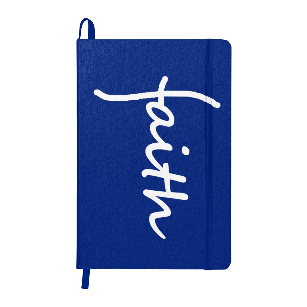 Faith (White) Colorful Cover Journal – Gift for Her - Gift for Him