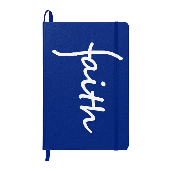 Faith (White) Colorful Cover Journal – Gift for Her - Gift for Him
