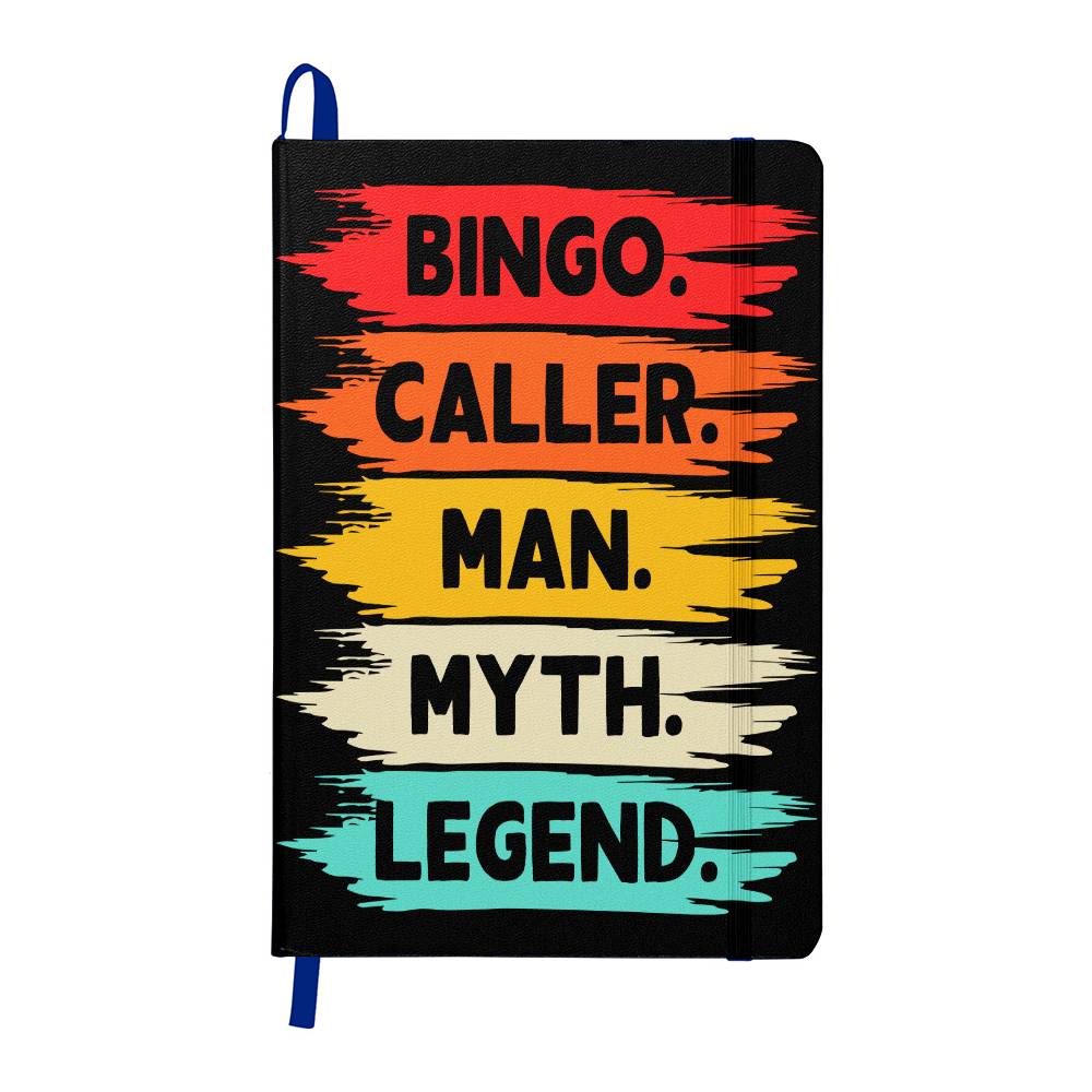 Bingo Caller Man Myth Legend – Ambassador Bound Journal – Gift for Him