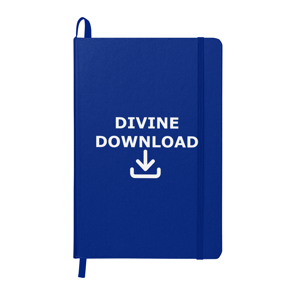 Divine Download (White) - Ambassador Bound Journal - Gift for Her - Gift for Him