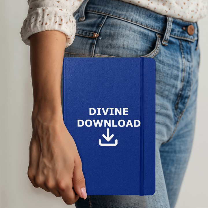 Divine Download (White) Ambassador Bound Journal – Gift for Her - Gift for Him