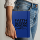 Faith Moves Mountains (Black) - Ambassador Bound Journal - Gift for Her - Gift for Him