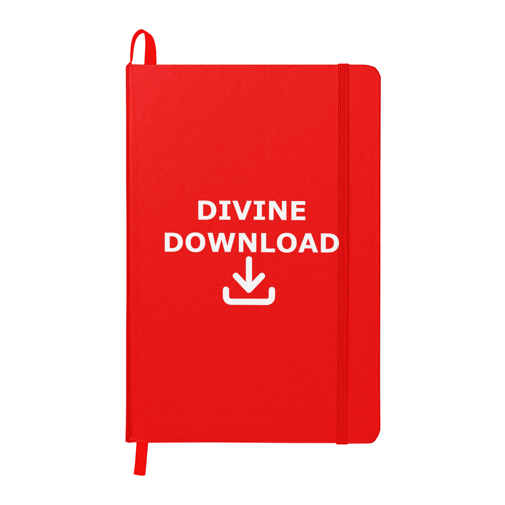Divine Download (White) - Ambassador Bound Journal - Gift for Her - Gift for Him