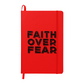 Faith Over Fear (Black) - Ambassador Bound Journal - Gift for Her - Gift for Him