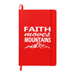 Faith Moves Mountains (White) - Ambassador Bound Journal - Gift for Her - Gift for Him