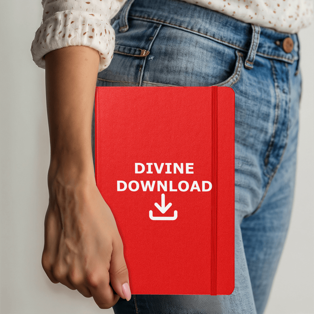 Divine Download (White) - Ambassador Bound Journal - Gift for Her - Gift for Him
