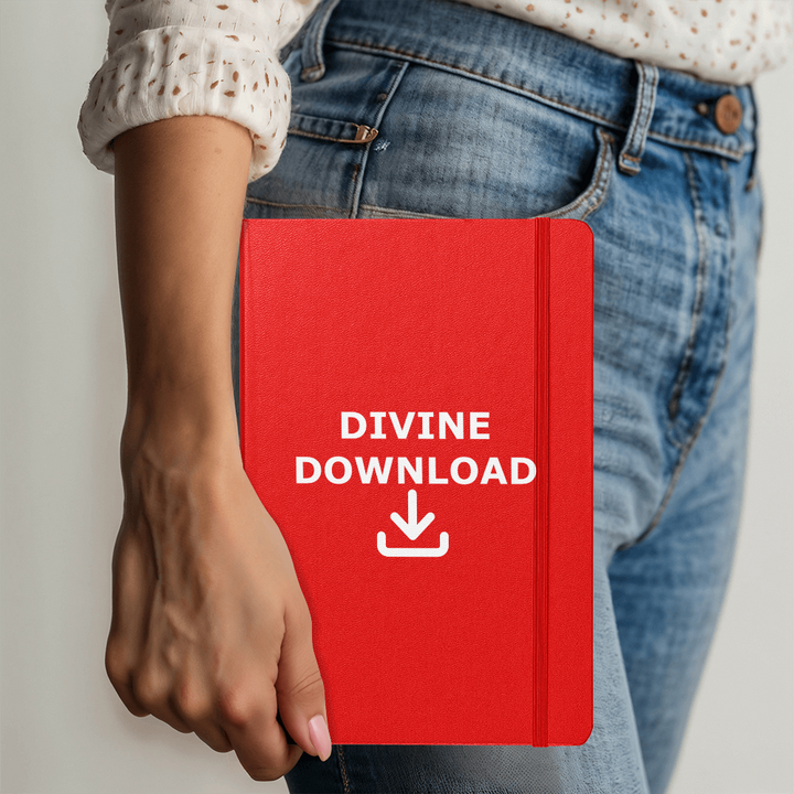 Divine Download (White) Ambassador Bound Journal – Gift for Her - Gift for Him