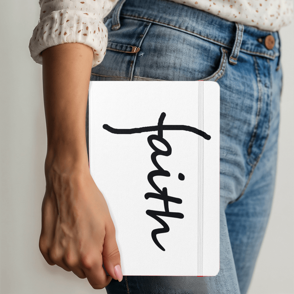 Faith (Black) - Ambassador Bound Journal - Gift for Her - Gift for Him