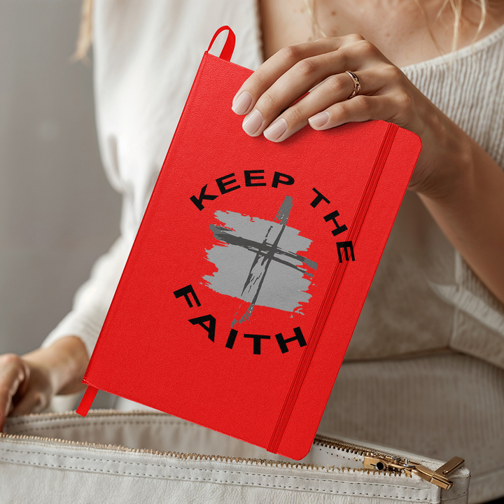 Keep The Faith Bound Journal – Gift for Her - Gift for Him