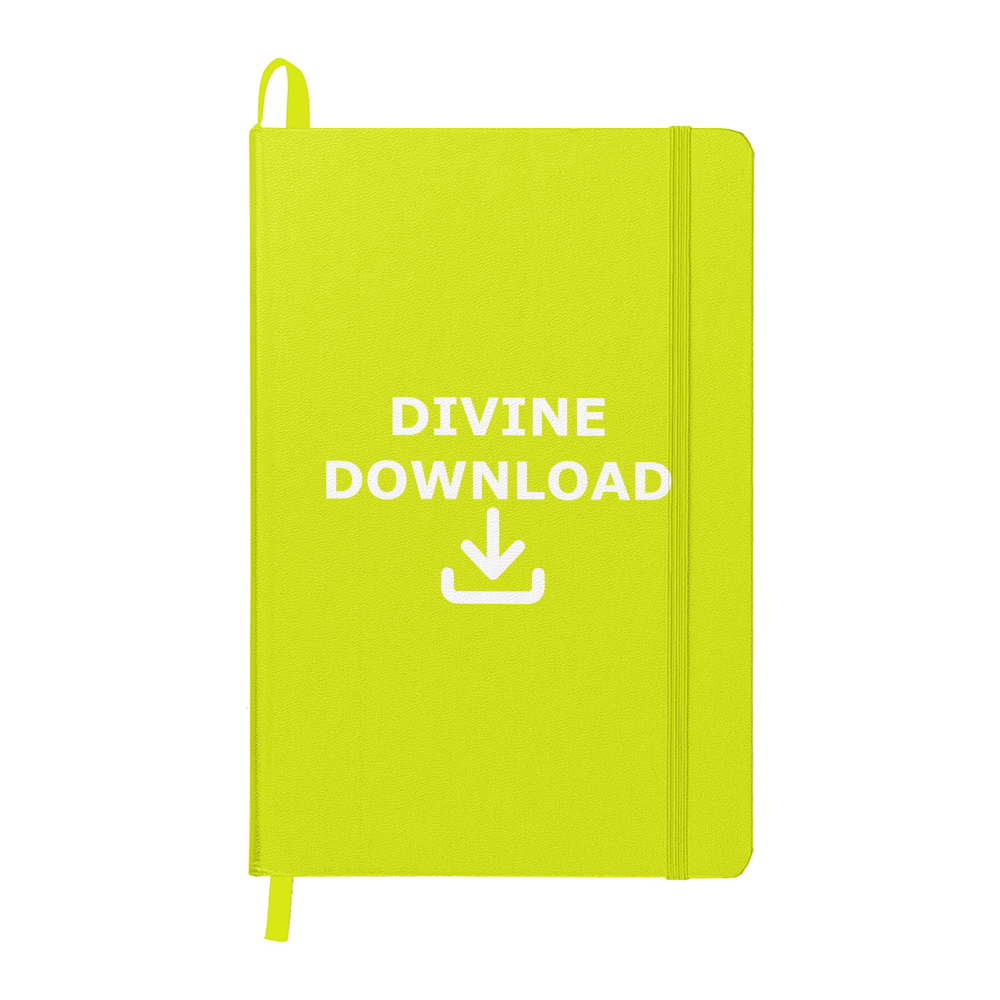 Divine Download (White) - Ambassador Bound Journal - Gift for Her - Gift for Him