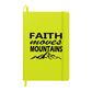 Faith Moves Mountains (Black) - Ambassador Bound Journal - Gift for Her - Gift for Him