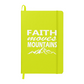Faith Moves Mountains (White) - Ambassador Bound Journal - Gift for Her - Gift for Him