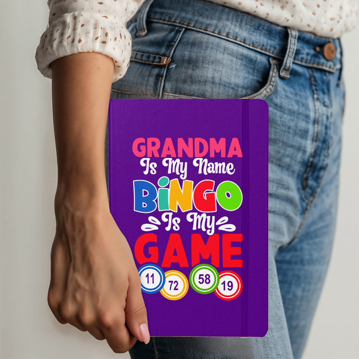 Grandma Is My Name Bingo Is My Game Journal – Gift for Her - Gift for Grandma