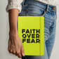 Faith Over Fear (Black) - Ambassador Bound Journal - Gift for Her - Gift for Him