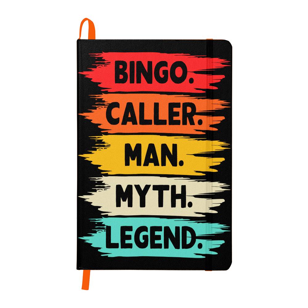 Bingo Caller Man Myth Legend – Ambassador Bound Journal – Gift for Him