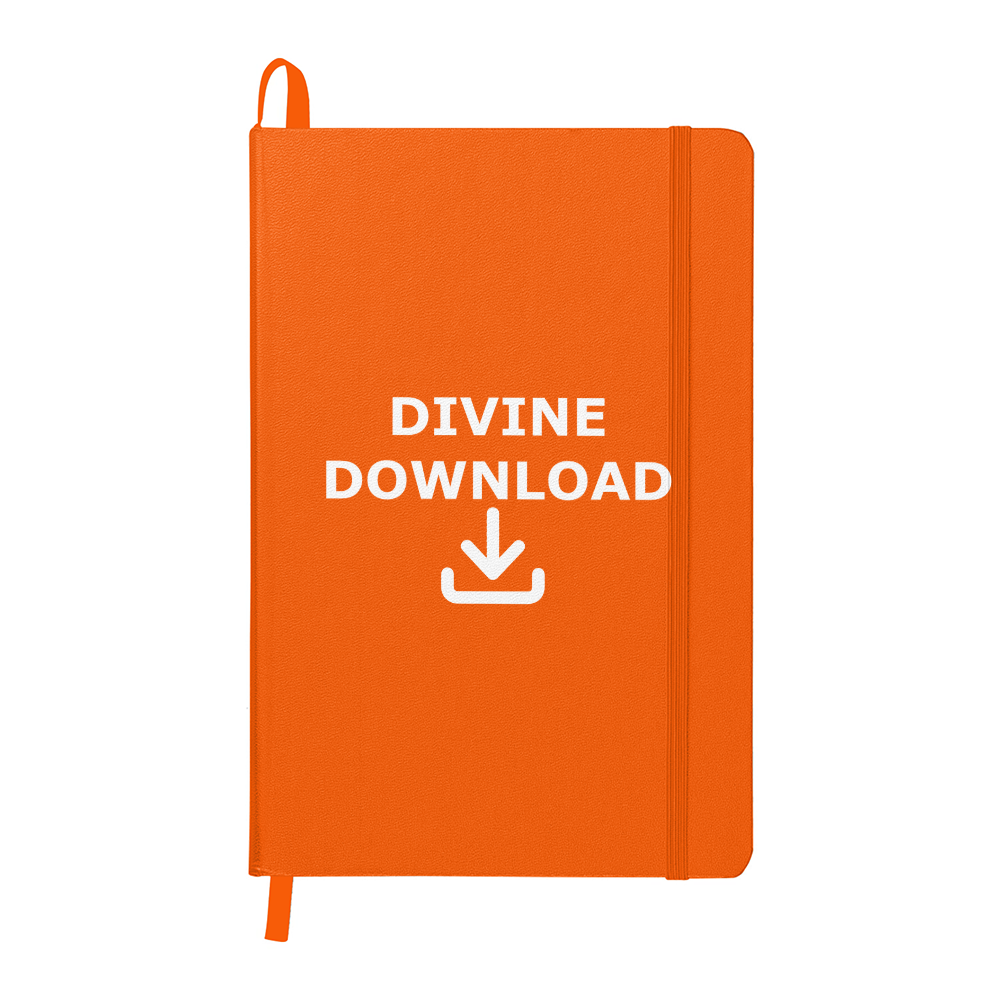 Divine Download (White) - Ambassador Bound Journal - Gift for Her - Gift for Him