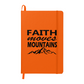 Faith Moves Mountains (Black) - Ambassador Bound Journal - Gift for Her - Gift for Him